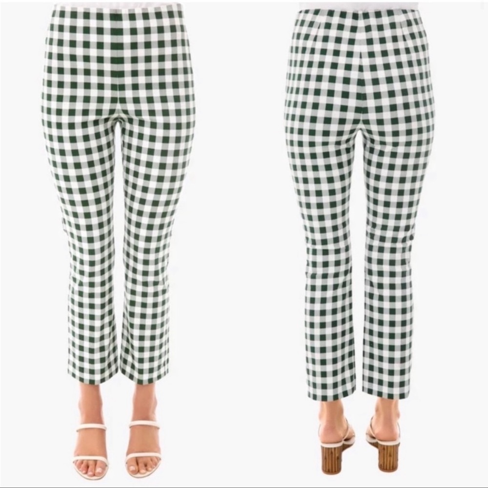 NWT Tuckernuck Green Gingham Ashford Pant XS